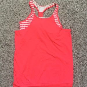 pink sports shirt